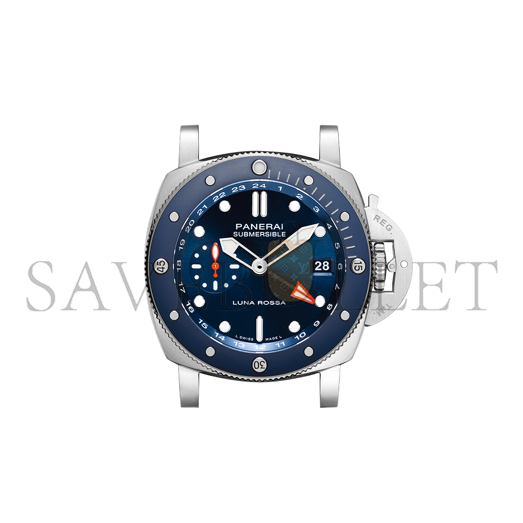 PANERAI SUBMERSIBLE GMT LUNA ROSSA TITANIO 42MM PAM01507